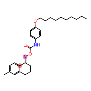 1-[({[4-(decyloxy)anilino]carbonyl}oxy)imino]-6-methyl-1,2,3,4-tetrahydronaphthalene