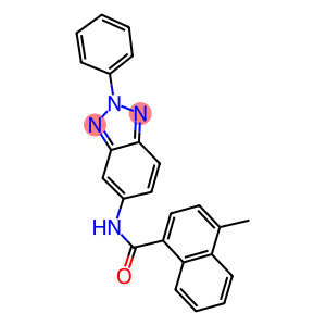 4-methyl-N-(2-phenyl-2H-1,2,3-benzotriazol-5-yl)-1-naphthamide