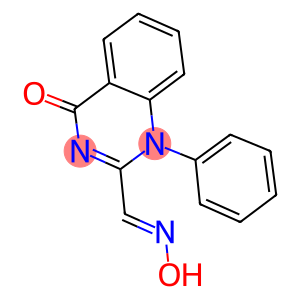 4-oxo-1-phenyl-1,4-dihydro-2-quinazolinecarbaldehyde oxime