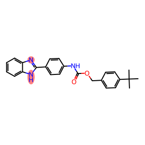 4-tert-butylbenzyl 4-(1H-benzimidazol-2-yl)phenylcarbamate