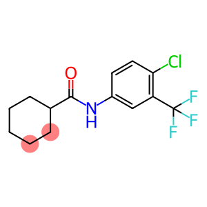 N-[4-chloro-3-(trifluoromethyl)phenyl]cyclohexanecarboxamide