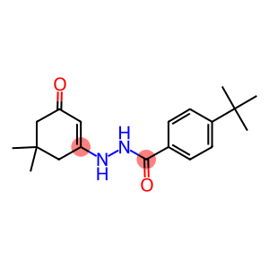 4-tert-butyl-N'-(5,5-dimethyl-3-oxo-1-cyclohexen-1-yl)benzohydrazide