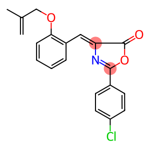 2-(4-chlorophenyl)-4-{2-[(2-methyl-2-propenyl)oxy]benzylidene}-1,3-oxazol-5(4H)-one