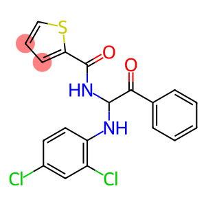 2-Thiophenecarboxamide, N-[1-[(2,4-dichlorophenyl)amino]-2-oxo-2-phenylethyl]-