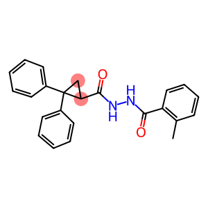 N'-(2-methylbenzoyl)-2,2-diphenylcyclopropanecarbohydrazide