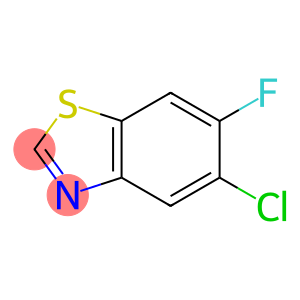 Benzothiazole, 5-chloro-6-fluoro- (9CI)