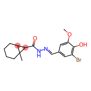 N'-(3-bromo-4-hydroxy-5-methoxybenzylidene)-1-methylbicyclo[4.1.0]heptane-7-carbohydrazide