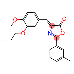 4-(4-methoxy-3-propoxybenzylidene)-2-(3-methylphenyl)-1,3-oxazol-5(4H)-one