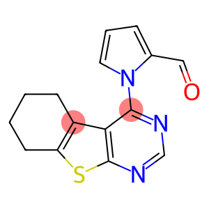 1-(5,6,7,8-TETRAHYDRO[1]BENZOTHIENO[2,3-D]PYRIMIDIN-4-YL)-1H-PYRROLE-2-CARBALDEHYDE