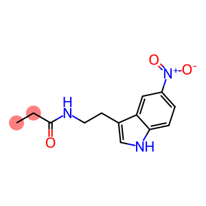 N-(2-{5-nitro-1H-indol-3-yl}ethyl)propanamide