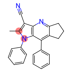 1,7-Diphenyl-2-methyl-3-cyano-5,6-trimethylenepyrrolo[3,2-b]pyridine