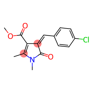 methyl 4-(4-chlorobenzylidene)-1,2-dimethyl-5-oxo-4,5-dihydro-1H-pyrrole-3-carboxylate