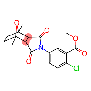 methyl 2-chloro-5-(1,7-dimethyl-3,5-dioxo-10-oxa-4-azatricyclo[5.2.1.0~2,6~]dec-8-en-4-yl)benzoate