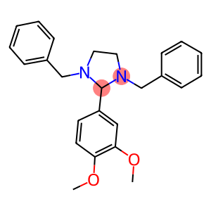 1,3-dibenzyl-2-(3,4-dimethoxyphenyl)imidazolidine