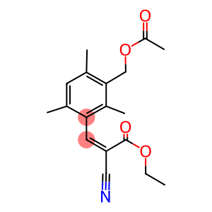 ethyl 3-{3-[(acetyloxy)methyl]-2,4,6-trimethylphenyl}-2-cyanoacrylate