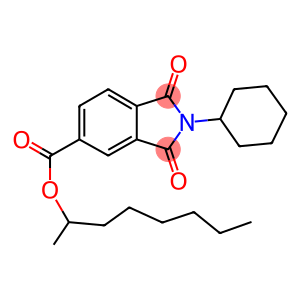 1-methylheptyl 2-cyclohexyl-1,3-dioxoisoindoline-5-carboxylate