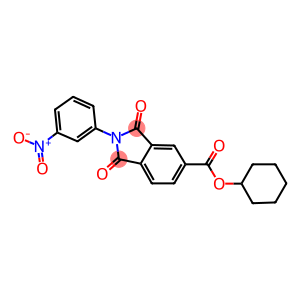 cyclohexyl 2-{3-nitrophenyl}-1,3-dioxo-5-isoindolinecarboxylate