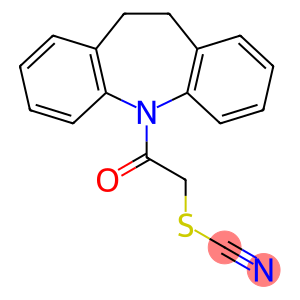 2-(10,11-dihydro-5H-dibenzo[b,f]azepin-5-yl)-2-oxoethyl thiocyanate