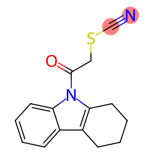 2-oxo-2-(1,2,3,4-tetrahydro-9H-carbazol-9-yl)ethyl thiocyanate
