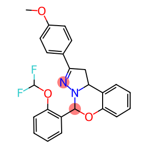 5-[2-(difluoromethoxy)phenyl]-2-(4-methoxyphenyl)-1,10b-dihydropyrazolo[1,5-c][1,3]benzoxazine