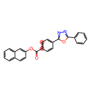 2-naphthyl 4-(5-phenyl-1,3,4-oxadiazol-2-yl)benzoate