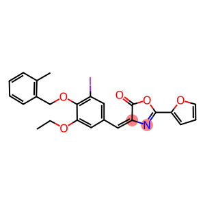 4-{3-ethoxy-5-iodo-4-[(2-methylbenzyl)oxy]benzylidene}-2-(2-furyl)-1,3-oxazol-5(4H)-one