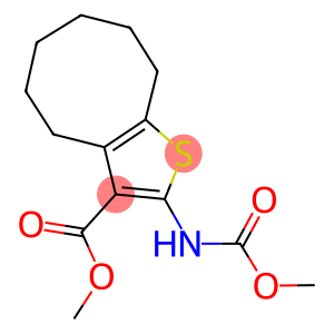 methyl 2-[(methoxycarbonyl)amino]-4,5,6,7,8,9-hexahydrocycloocta[b]thiophene-3-carboxylate