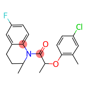 1-[2-(4-chloro-2-methylphenoxy)propanoyl]-6-fluoro-2-methyl-1,2,3,4-tetrahydroquinoline