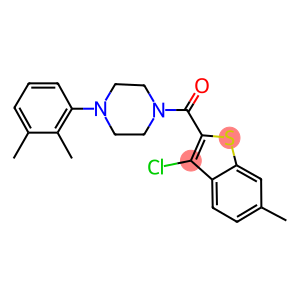 1-[(3-chloro-6-methyl-1-benzothien-2-yl)carbonyl]-4-(2,3-dimethylphenyl)piperazine