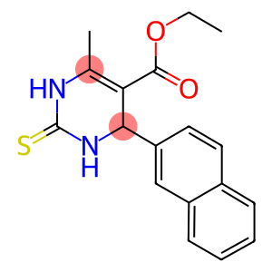 ethyl 6-methyl-4-(2-naphthyl)-2-thioxo-1,2,3,4-tetrahydro-5-pyrimidinecarboxylate