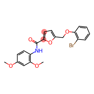 5-[(2-bromophenoxy)methyl]-N-(2,4-dimethoxyphenyl)-2-furamide