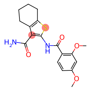 2-[(2,4-dimethoxybenzoyl)amino]-4,5,6,7-tetrahydro-1-benzothiophene-3-carboxamide