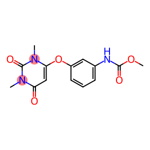 methyl 3-[(1,3-dimethyl-2,6-dioxo-1,2,3,6-tetrahydro-4-pyrimidinyl)oxy]phenylcarbamate