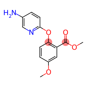 methyl 2-[(5-amino-2-pyridinyl)oxy]-5-methoxybenzoate