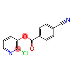 2-chloro-3-pyridinyl 4-cyanobenzoate