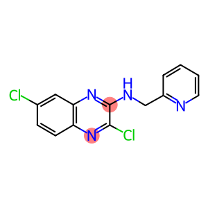 3,7-dichloro-N-(2-pyridinylmethyl)-2-quinoxalinamine