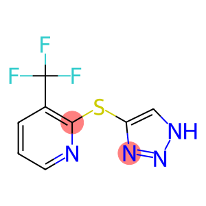 2-(1H-1,2,3-triazol-4-ylsulfanyl)-3-(trifluoromethyl)pyridine