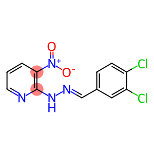 3,4-dichlorobenzaldehyde {3-nitro-2-pyridinyl}hydrazone