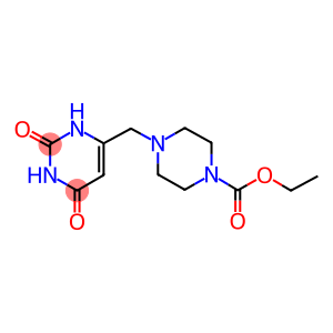 ethyl 4-[(2,6-dioxo-1,2,3,6-tetrahydro-4-pyrimidinyl)methyl]-1-piperazinecarboxylate