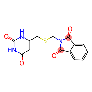 2-({[(2,6-dioxo-1,2,3,6-tetrahydro-4-pyrimidinyl)methyl]sulfanyl}methyl)-1H-isoindole-1,3(2H)-dione