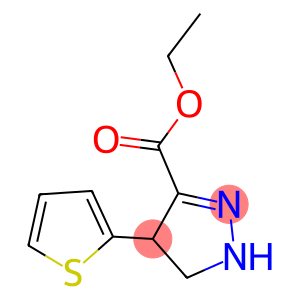 ethyl 4-(2-thienyl)-4,5-dihydro-1H-pyrazole-3-carboxylate