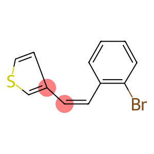 3-[2-(2-bromophenyl)vinyl]thiophene