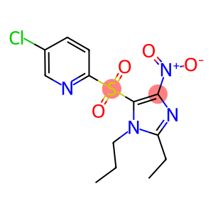 5-chloro-2-({2-ethyl-4-nitro-1-propyl-1H-imidazol-5-yl}sulfonyl)pyridine