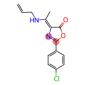 4-[1-(allylamino)ethylidene]-2-(4-chlorophenyl)-1,3-oxazol-5(4H)-one