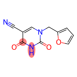 1-(furan-2-ylmethyl)-2,4-dioxo-1,2,3,4-tetrahydropyrimidine-5-carbonitrile