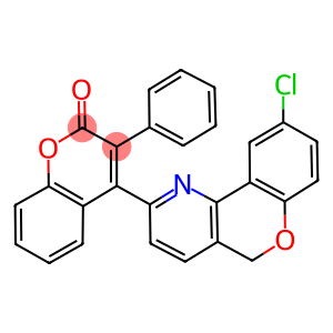 4-(9-chloro-5H-chromeno[4,3-b]pyridin-2-yl)-3-phenyl-2H-chromen-2-one