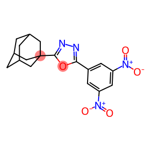 2-(1-adamantyl)-5-{3,5-bisnitrophenyl}-1,3,4-oxadiazole