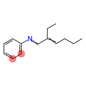 N-(2-Ethyl-2-hexenylidene)benzenamine