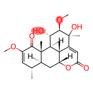 11α,13-Dihydroxy-2,12β-dimethoxypicrasa-2,14-diene-1,16-dione