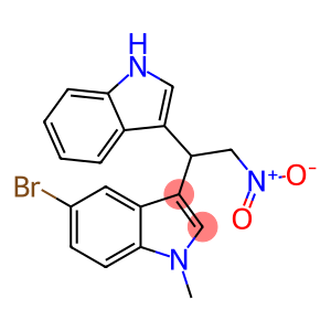 1H-Indole, 5-bromo-3-[1-(1H-indol-3-yl)-2-nitroethyl]-1-methyl-